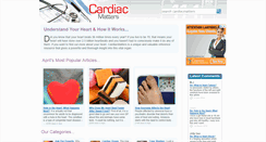 Desktop Screenshot of cardiacmatters.co.uk